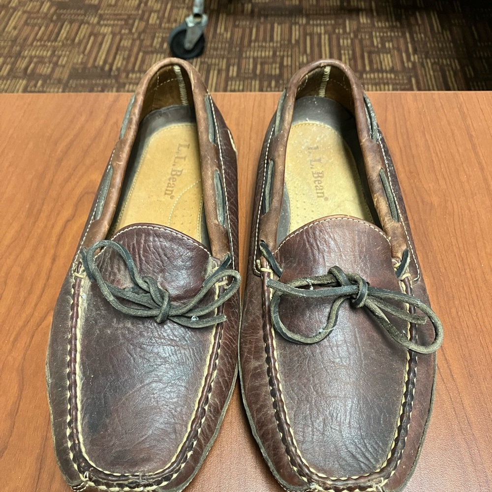 L.L. Bean Men's Brown Leather Loafers